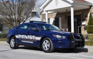 One of the new Ford Police Interceptor sedans delivered last week to the Vanceburg Police Department. - Photo by Dennis Brown