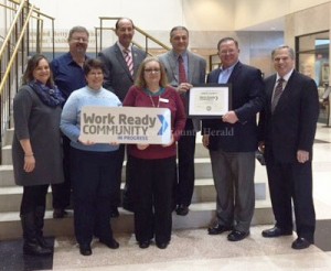Lewis County has been certified as a Work Ready Community in Progress.