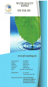 Electric Plant Board Water Quality Report 2015