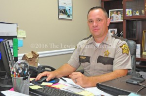 Lewis County Sheriff Johnny Bivens. - Photo by Dennis Brown