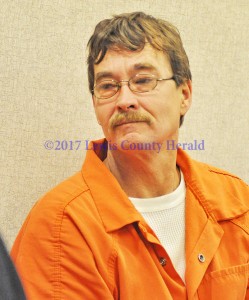 Wince Walters makes an appearance in Lewis District Court. - Dennis Brown Photo