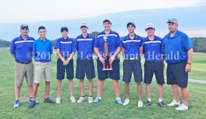 Lewis County Golf captured the EKC championship Monday. They advance to the next round at Eagle Trace in Morehead.