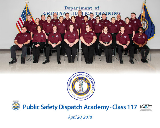 DOCJT’s 117th Telecommunications Academy Class