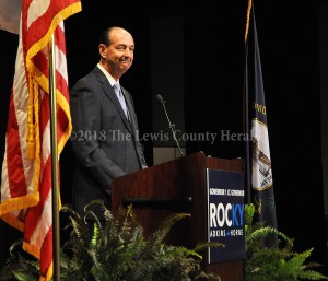 Rocky Adkins officially announced his campaign for governor during an event in Morehead last week. - Dennis Brown Photo